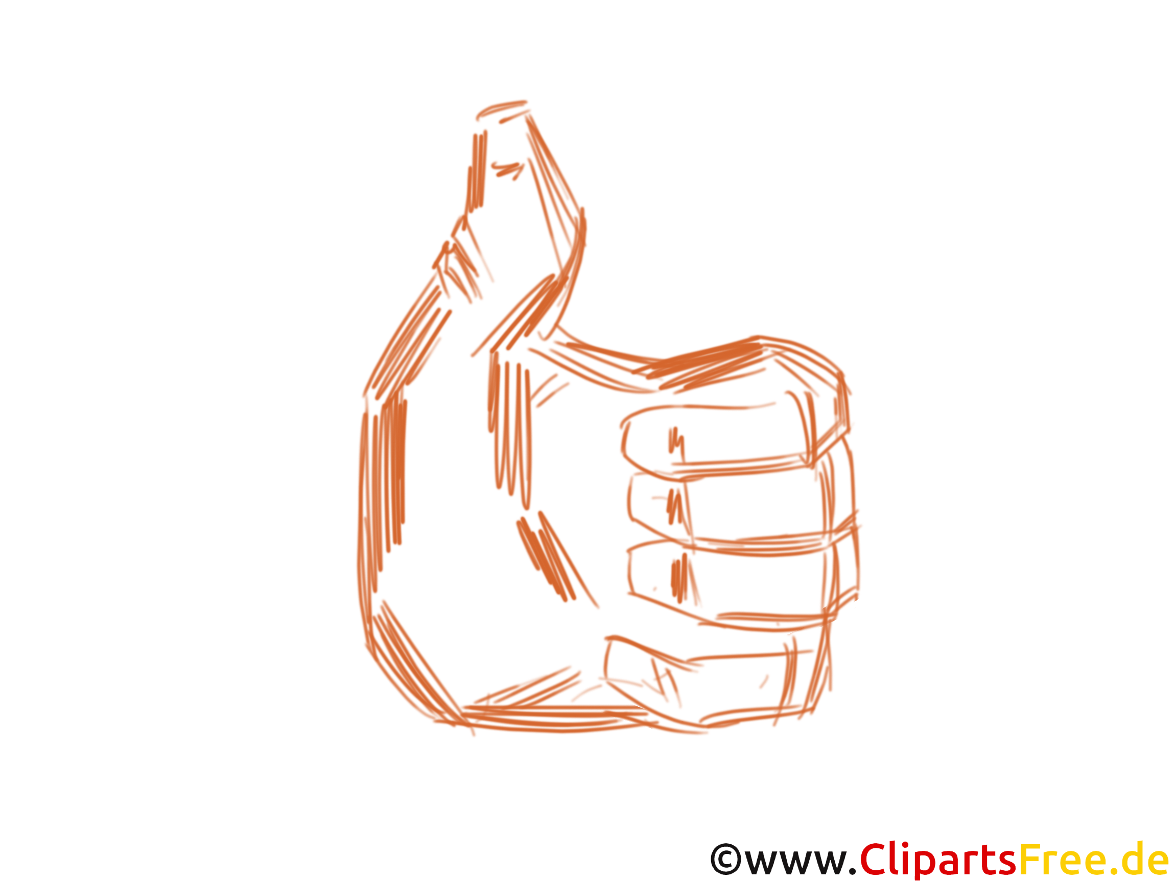 Daumen oben Clipart-Bild Daumen oben Clipart-Bild