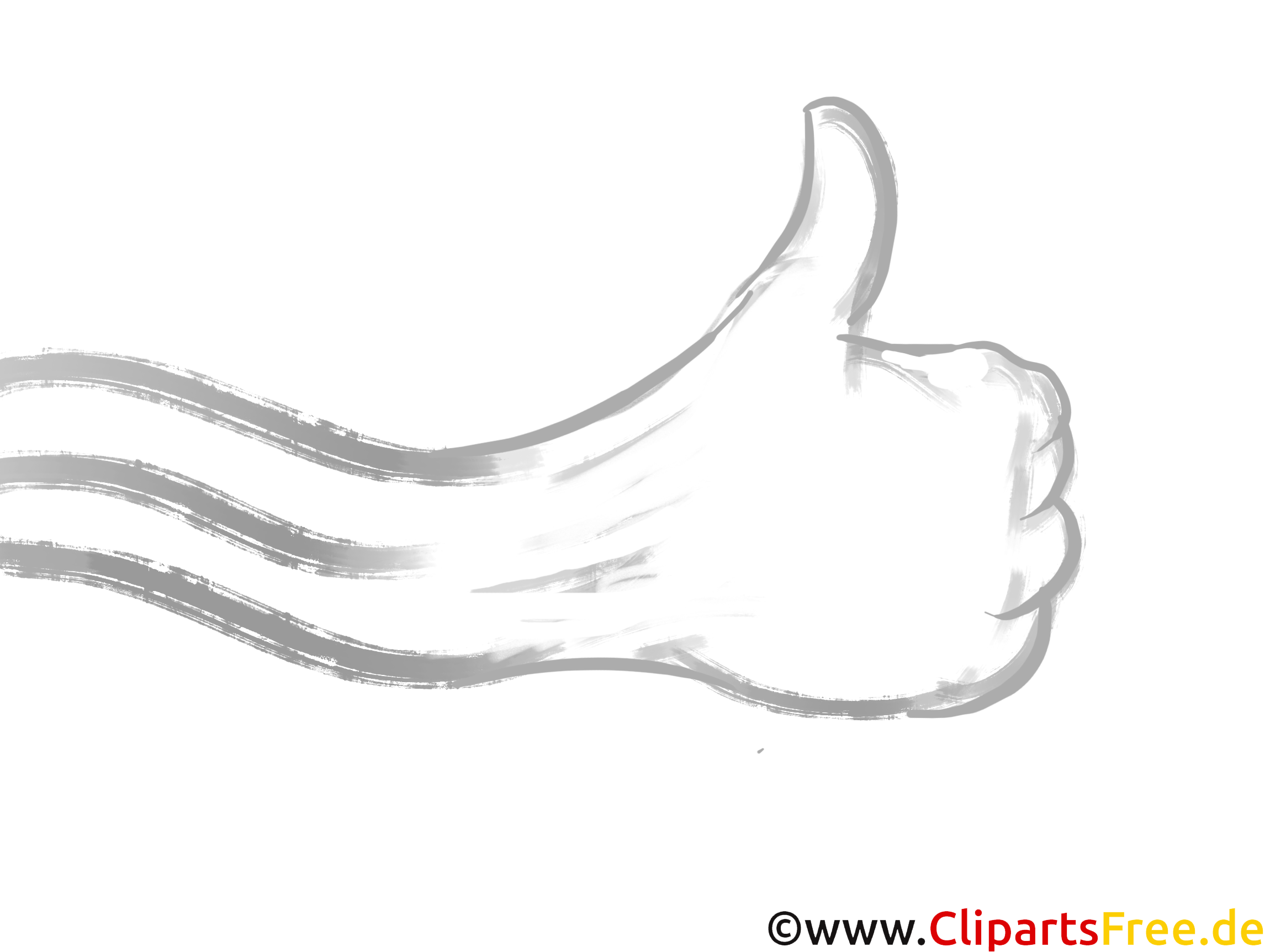 Hand mit Daumen hoch Bild