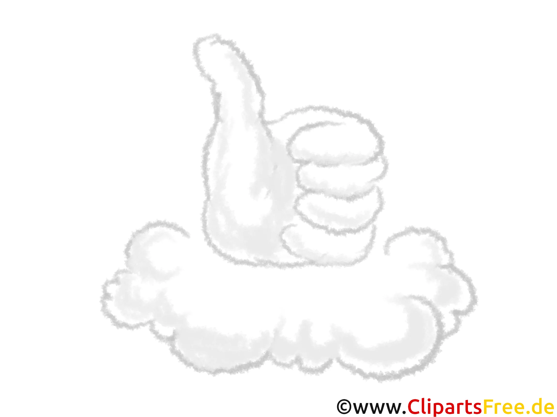 Hand mit Daumen oben Bild