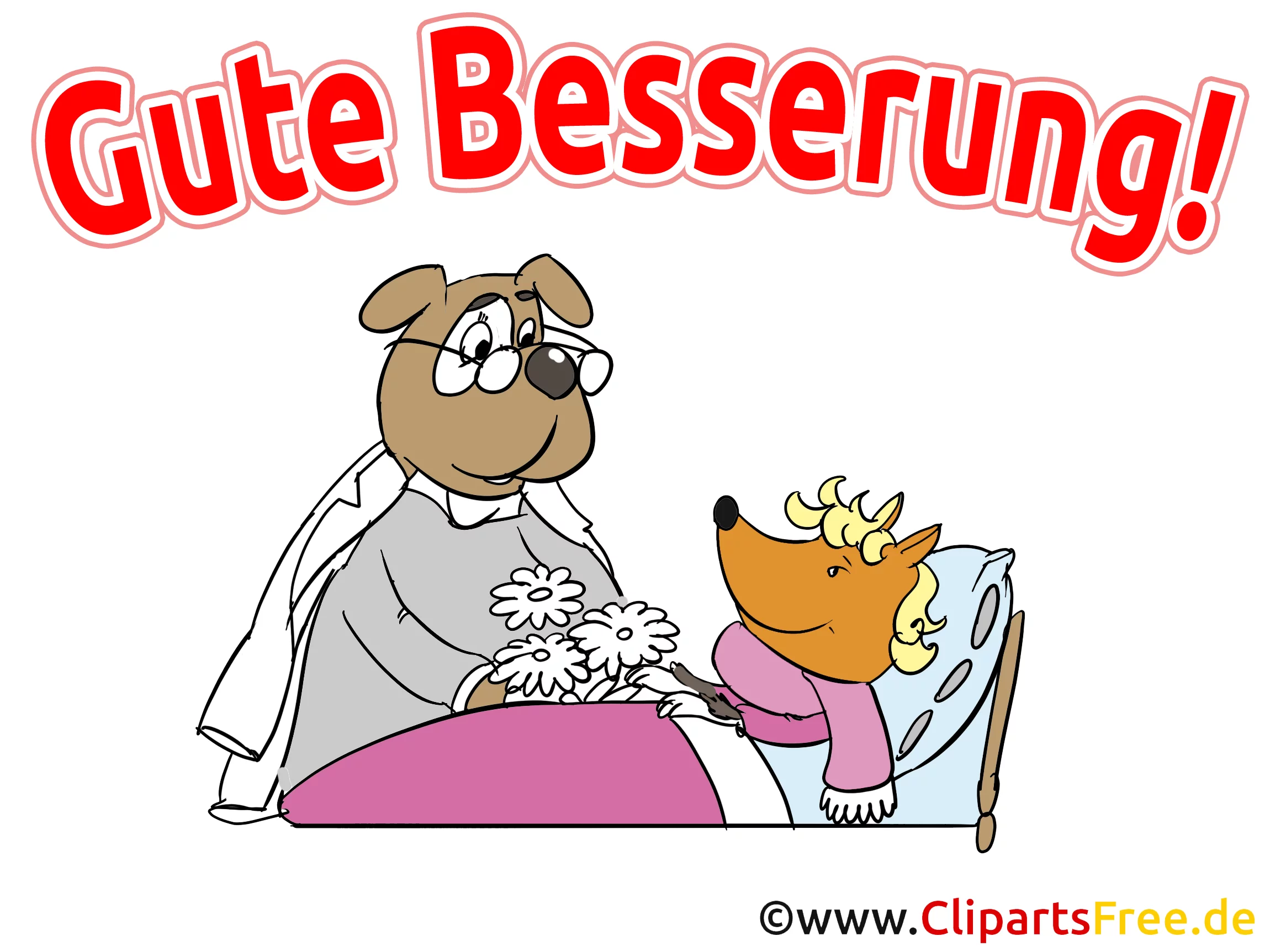 Gute Besserung Sprüche mit Bildern