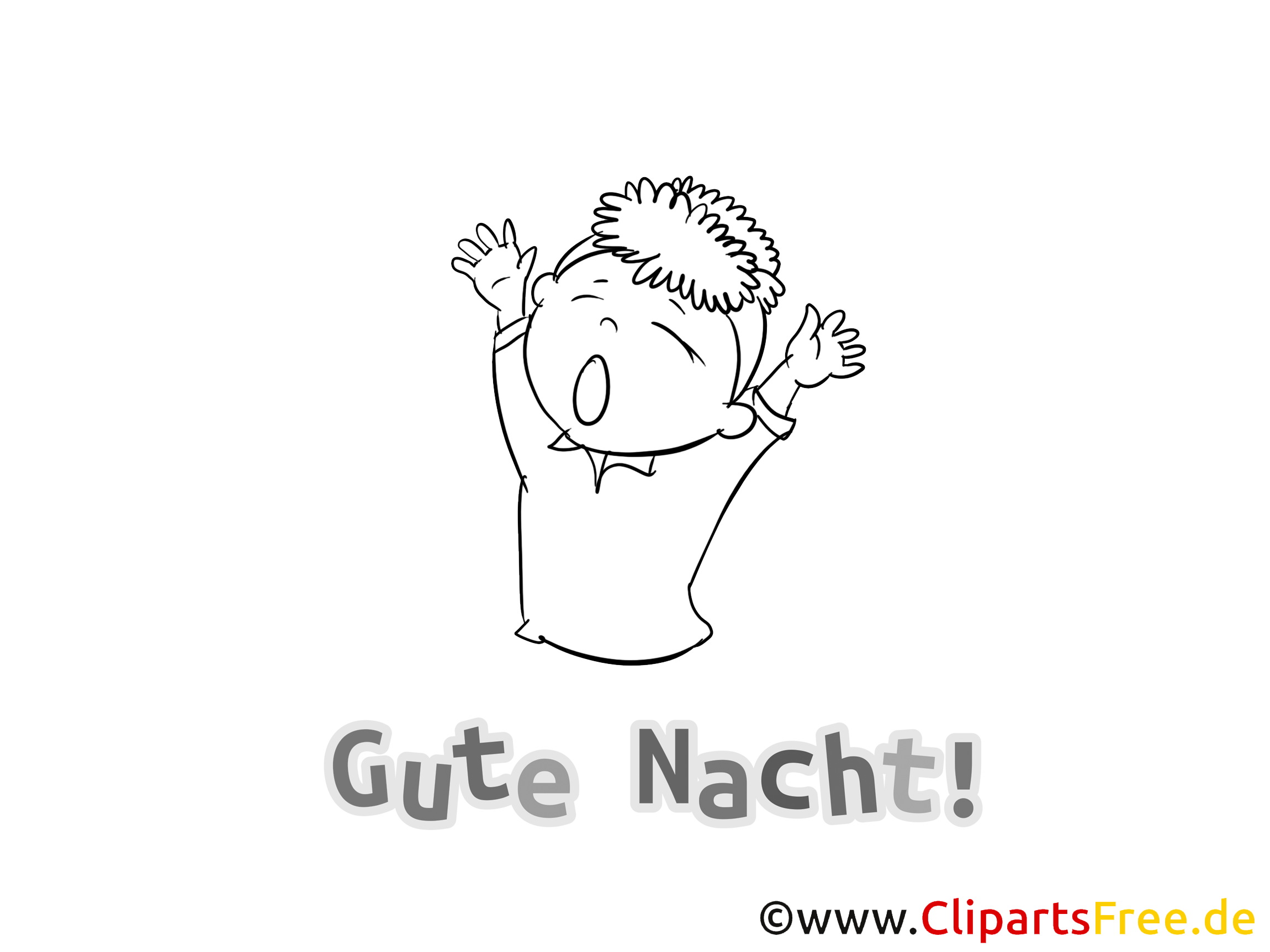 Gute Nacht Ausmalbild zum Download und Ausmalen Gute Nacht Ausmalbild zum Download und Ausmalen