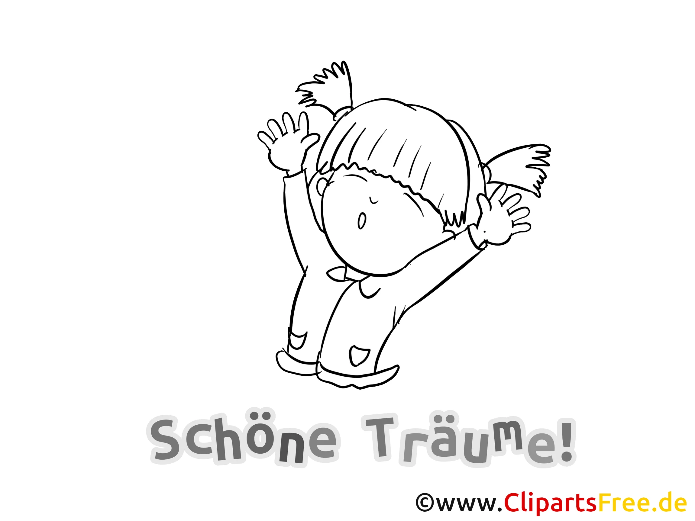 Gute Nacht Bilder zum Ausmalen