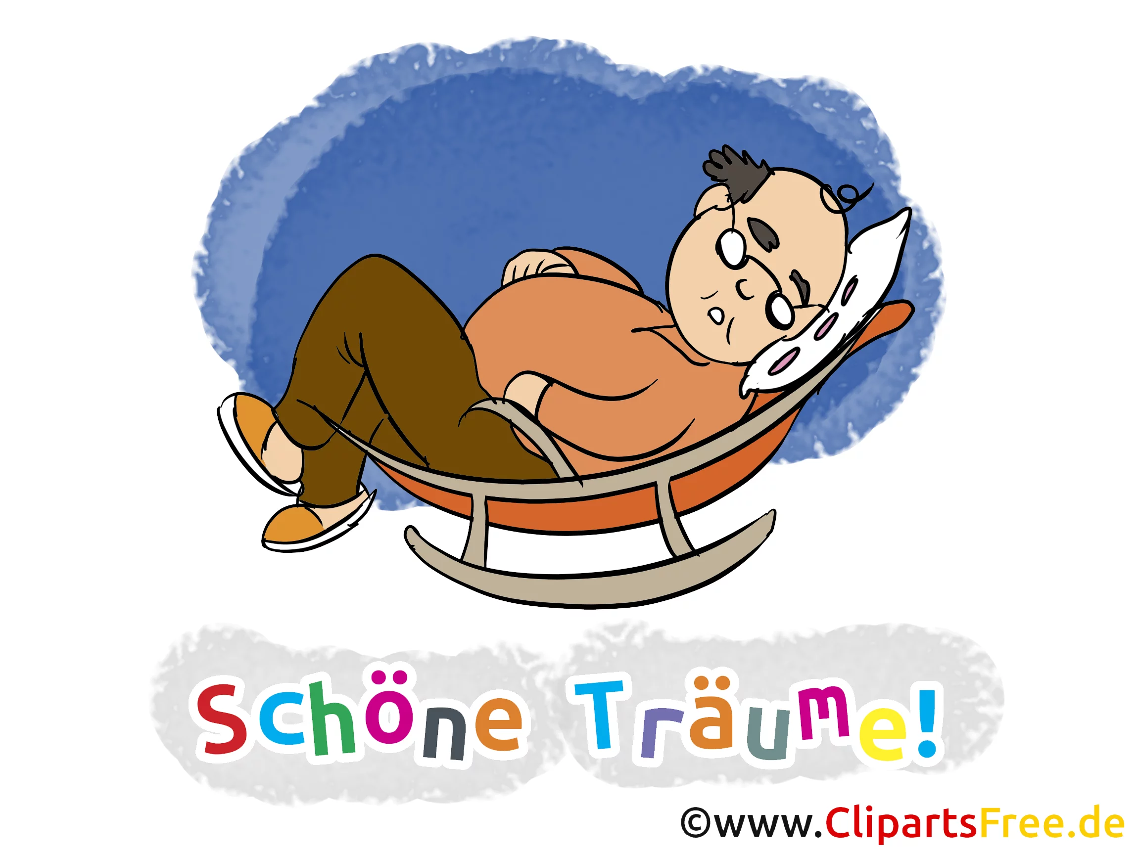 Schlafen Clipart, GB Bild, Cartoon, Grafik, Illustration gratis