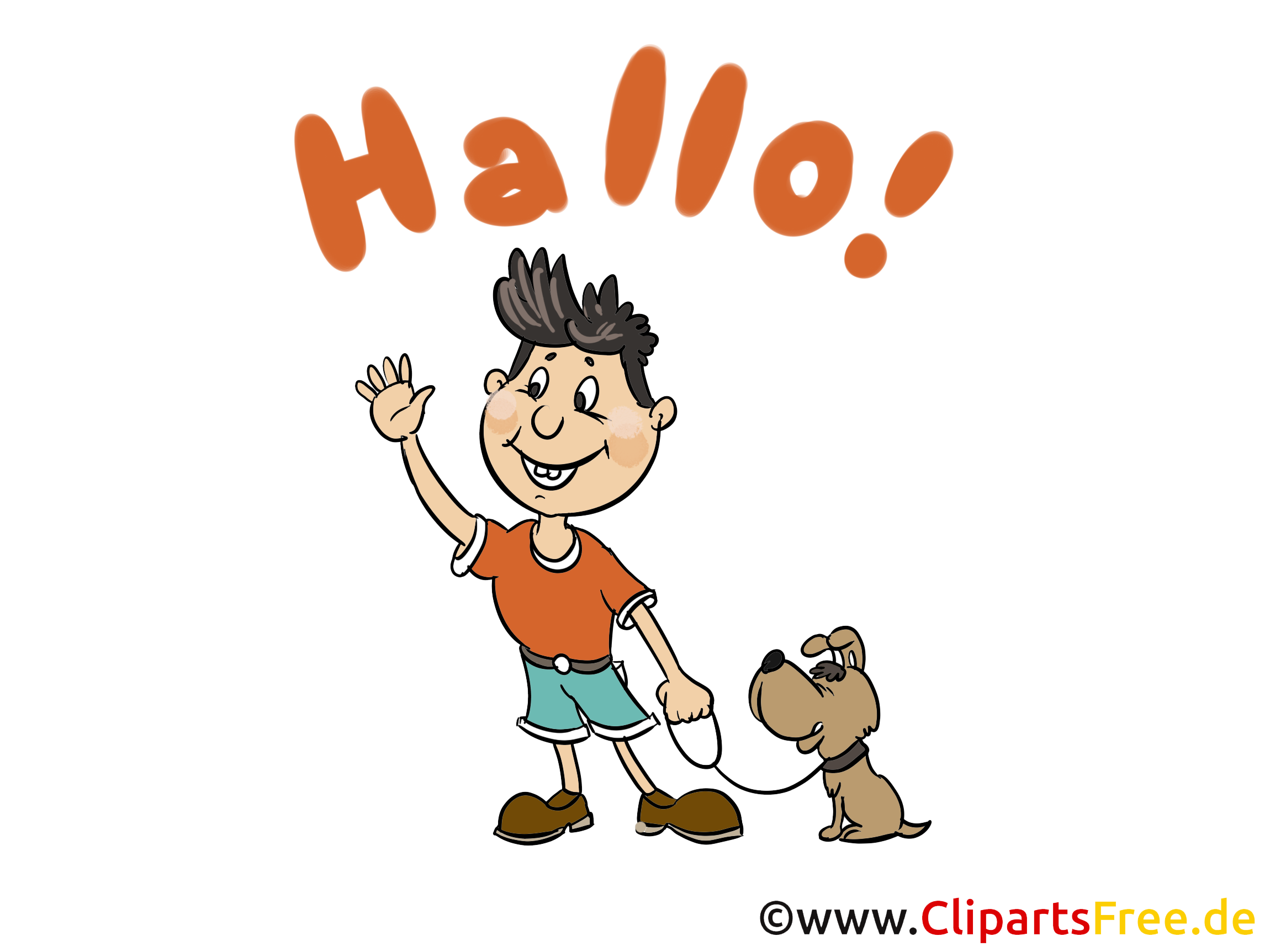Wollte nur mal Hallo sagen Karte, GB Bild, Cartoon