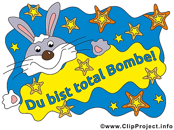 Kompliment fuer Frauen - Du bist Bombe