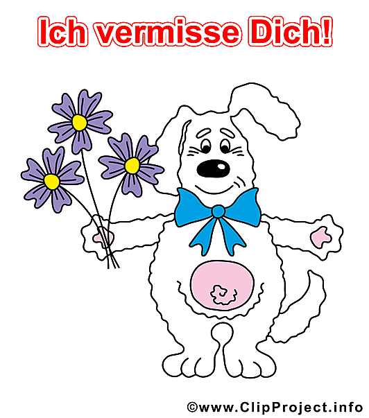 Kostenloses Clipart - Ich vermisse Dich Bilder