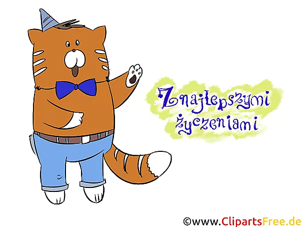 Alles Gute zum Geburtstag auf Polnisch Grußkarte