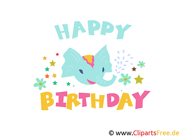 Birthday Clipart, Grafik, E-Karte, Bild kostenlos herunterladen Birthday Clipart, Grafik, E-Karte, Bild kostenlos herunterladen