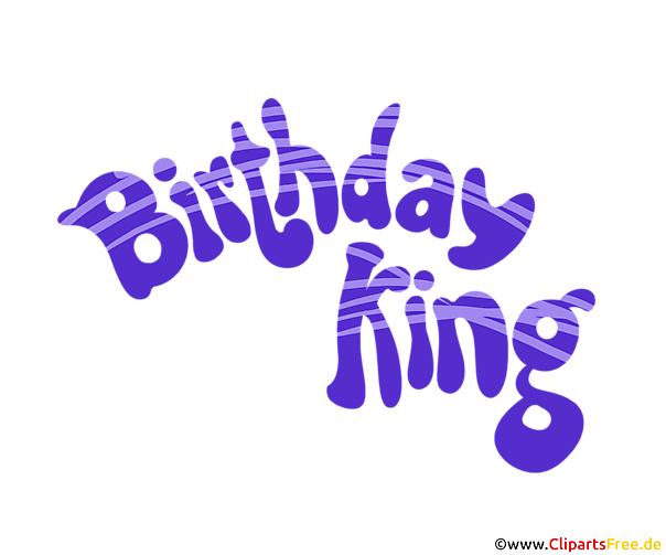 Birthday King Clipart umsonst