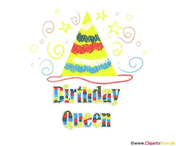 Clip Art Birthday Queen