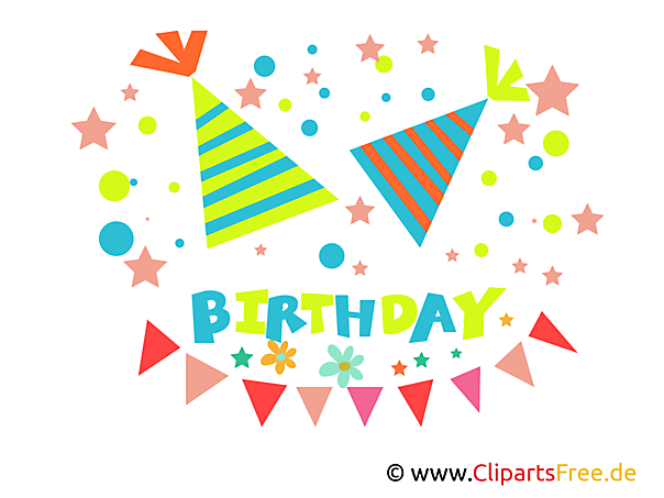 Children Birthday Clipart, eCard, Image Children Birthday Clipart, eCard, Image