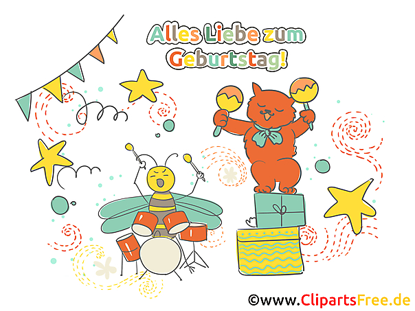 Clipart zum Drucken Geburtstag Clipart zum Drucken Geburtstag
