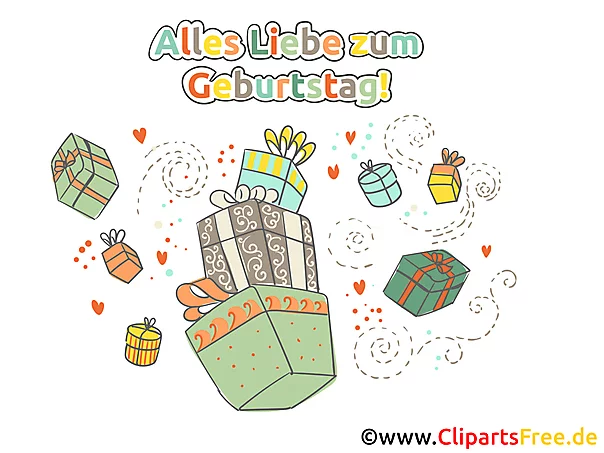 Geburtstag Clipart Geschenke