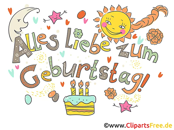 Geburtstag Cliparts kostenlos