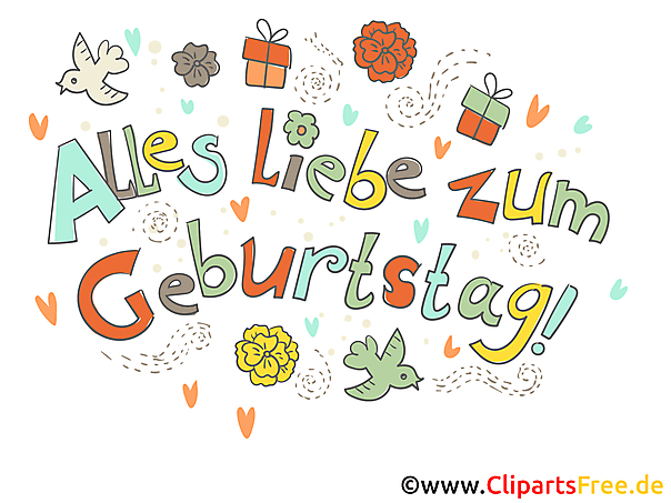 Geburtstagskarte Alles Gute zum Geburtstag kostenlos verschicken