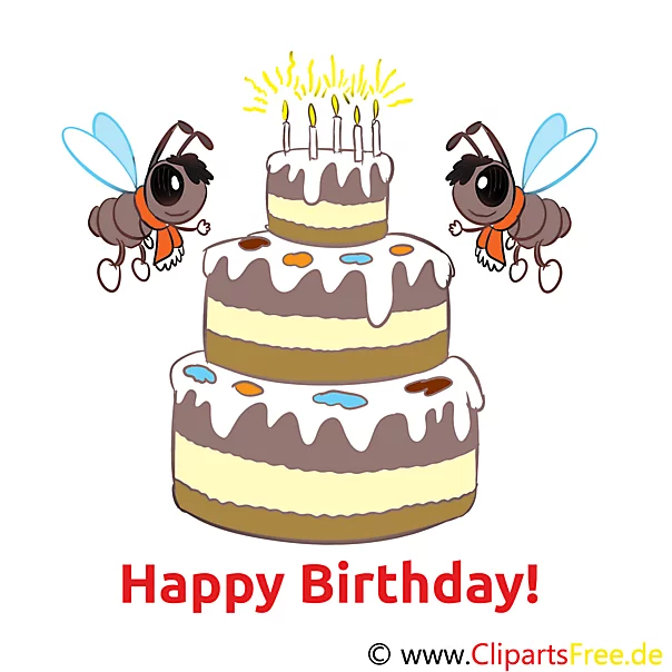 Happy Birthday eCard gratis zum Verschicken