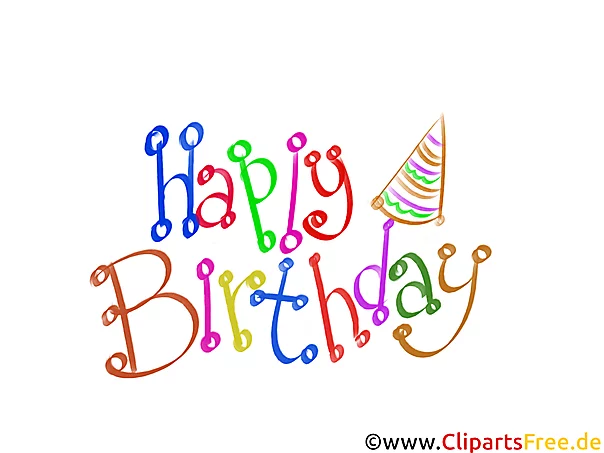 Clipart Happy Birthday
