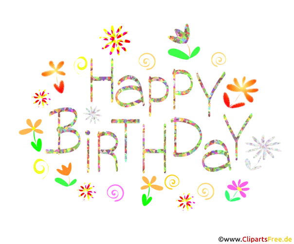 Grafik Happy Birthday kostenlos