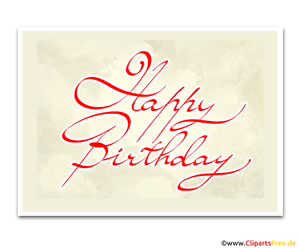 Happy Birthday Glückwunsch