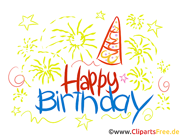 Happy Birthday Plakat zum Ausdrucken