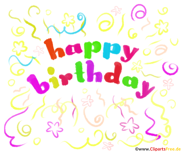 Happy Birthday Schriftzug zum Aufhängen