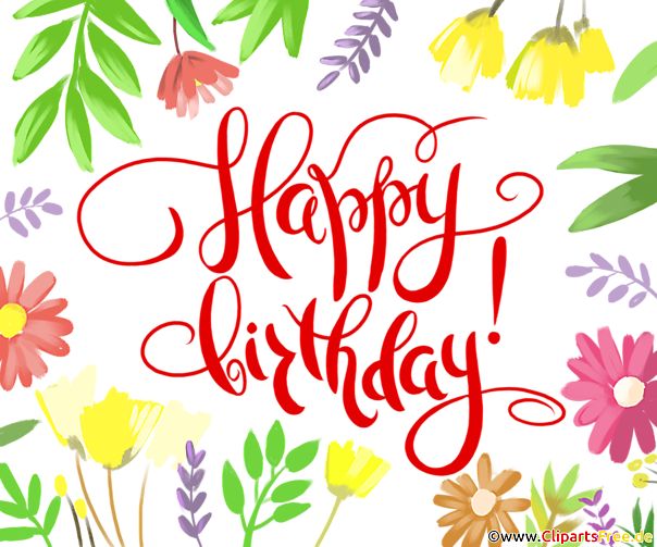 Happy Birthday Vintage Textfont zum Ausdrucken