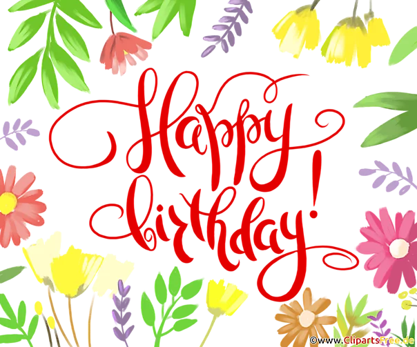 Happy Birthday Vintage Textfont zum Ausdrucken