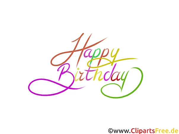 Happy Birthday Zeichnung