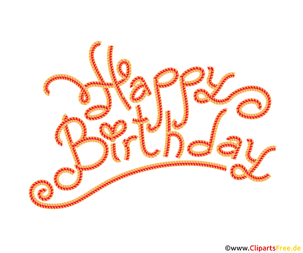 Neon-Buchstaben Happy Birthday