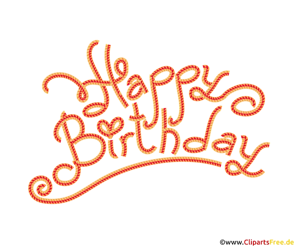 Neon-Buchstaben Happy Birthday