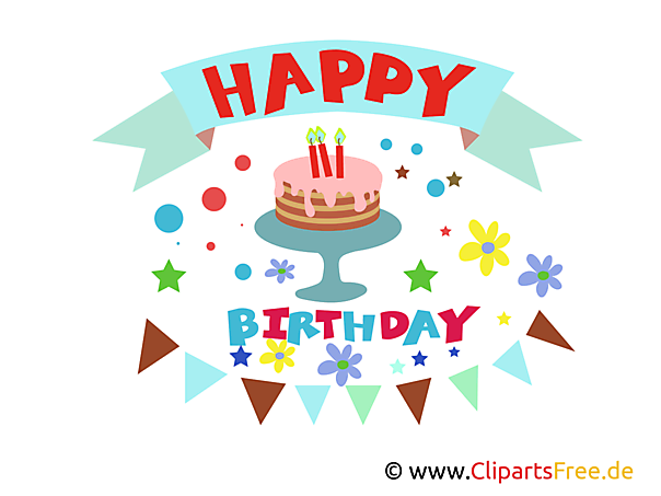 Kartkę z życzeniami z napisem Happy Birthday Kartkę z życzeniami z napisem Happy Birthday
