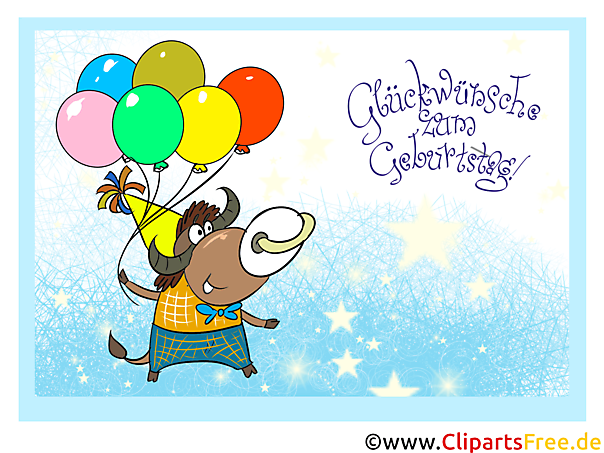 Kinder Glueckwunschkarte zum Geburtstag online