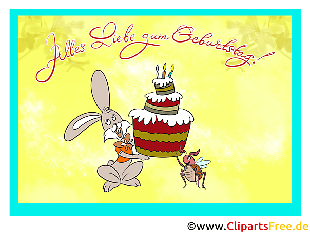 Kostenlose elektronische Grusskarte zum Kindergeburtstag