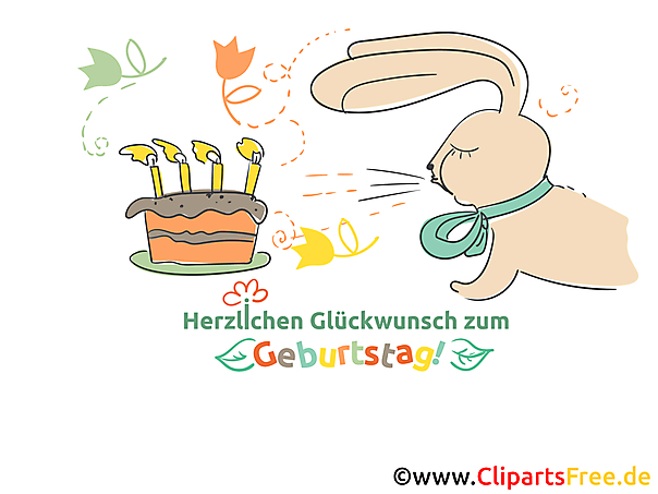 Kostenlose elektronische Grusskarte zum Geburtstag