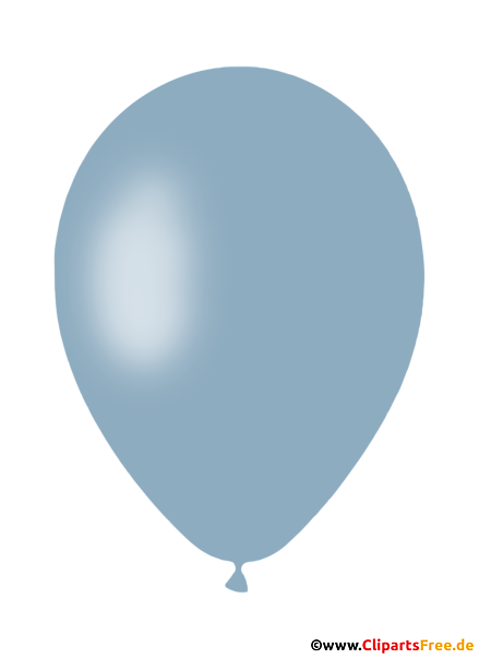 Hellblauer Luftballon PNG-Clipart mit transparentem Hintergrund