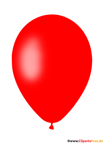 Roter Luftballon PNG-Clipart mit transparentem Hintergrund