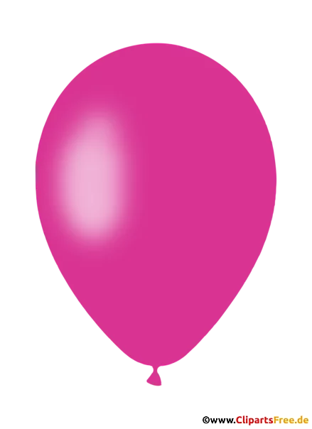Violetter Luftballon PNG-Clipart mit transparentem Hintergrund