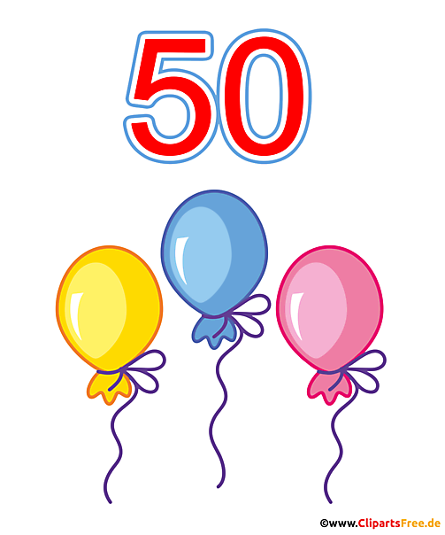 T-Shirt Design zum 50. Geburtstag im PNG-Format