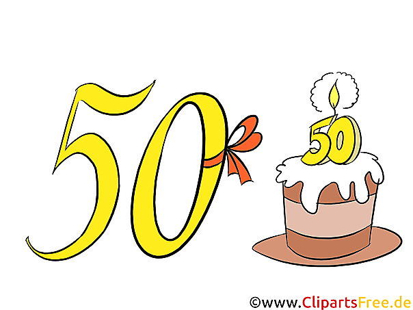 Bild 50 (Fünfzig) - kostenlose Zahlen & Geburtstag Grafiken, Cliparts
