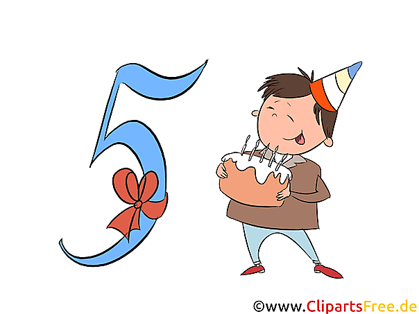 Bild 5 (Fünf) - kostenlose Zahlen & Geburtstag Grafiken, Cliparts7