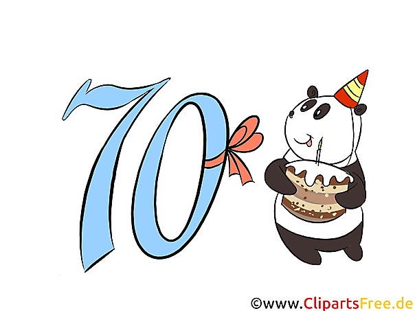 Bild 70 (Siebzig) - kostenlose Zahlen & Geburtstag Grafiken, Cliparts