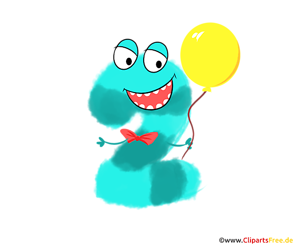 Monster Clipart 2 (Zwei) zum Drucken