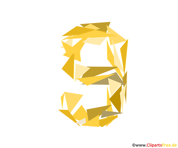 Vorlage Zahl 9 (Neun)
