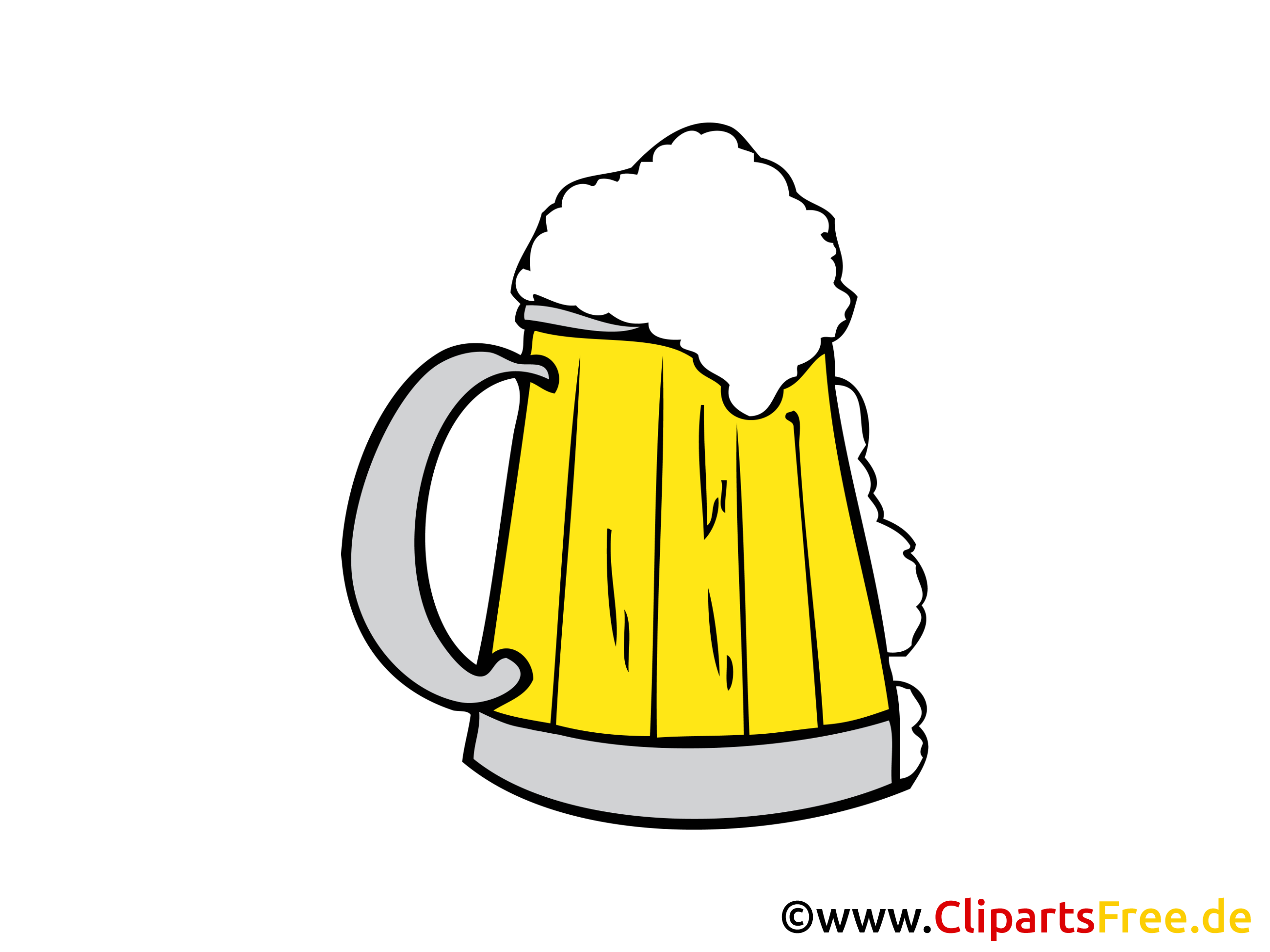 Bierkrug Bild Clipart Illustration Grafik Zeichnung Kostenlos