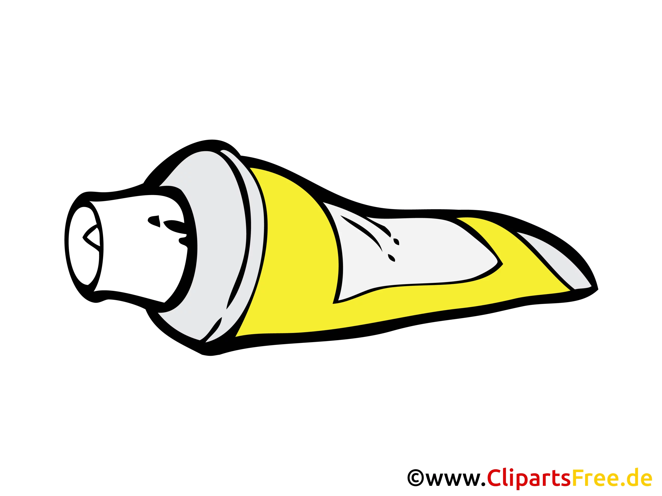 Kleber in der Tube  Bild, Clipart, Illustration, Grafik, Zeichnung