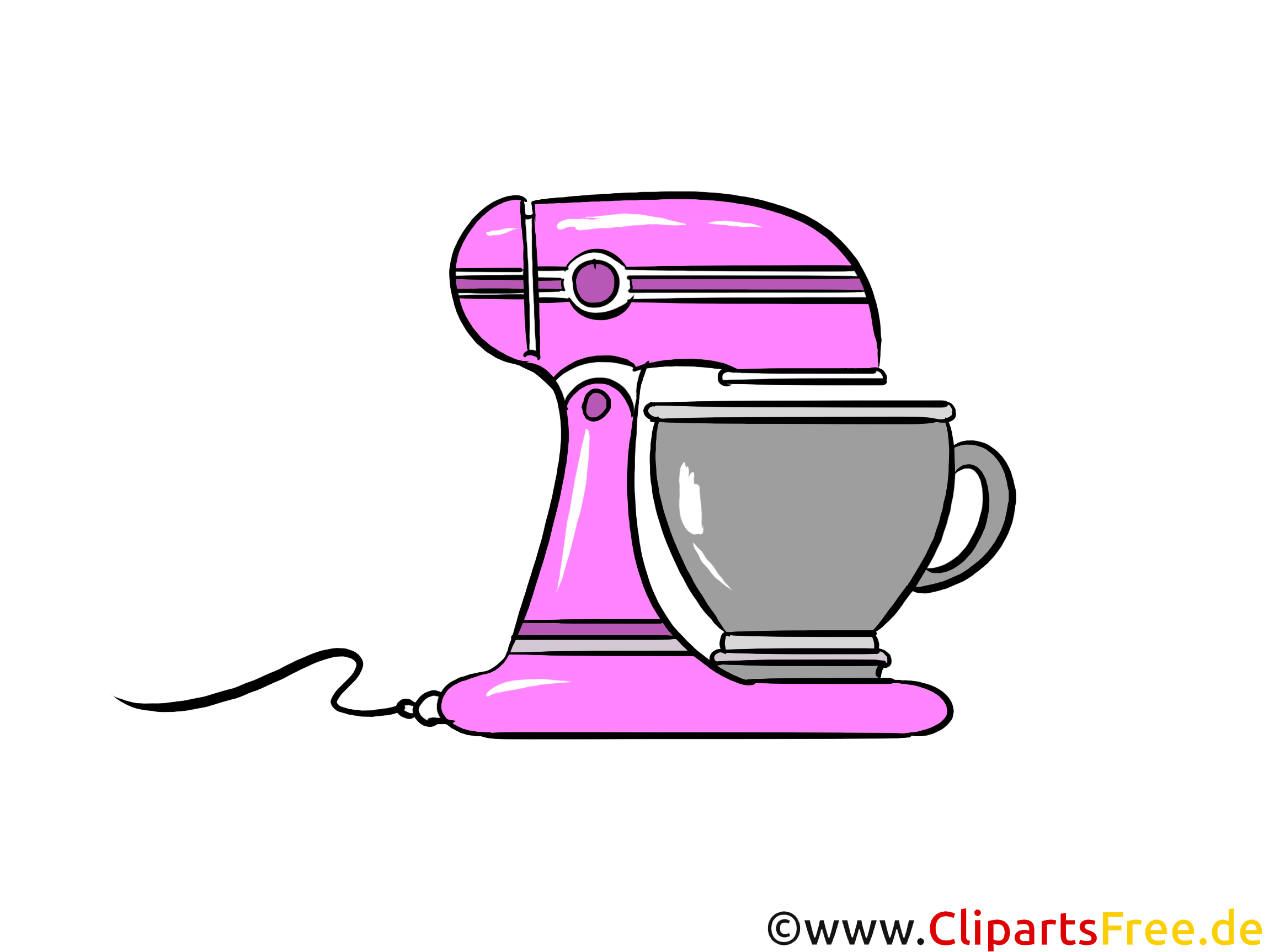 Küchenmaschine Illustration, Clipart, Bild Küchenmaschine Illustration, Clipart, Bild