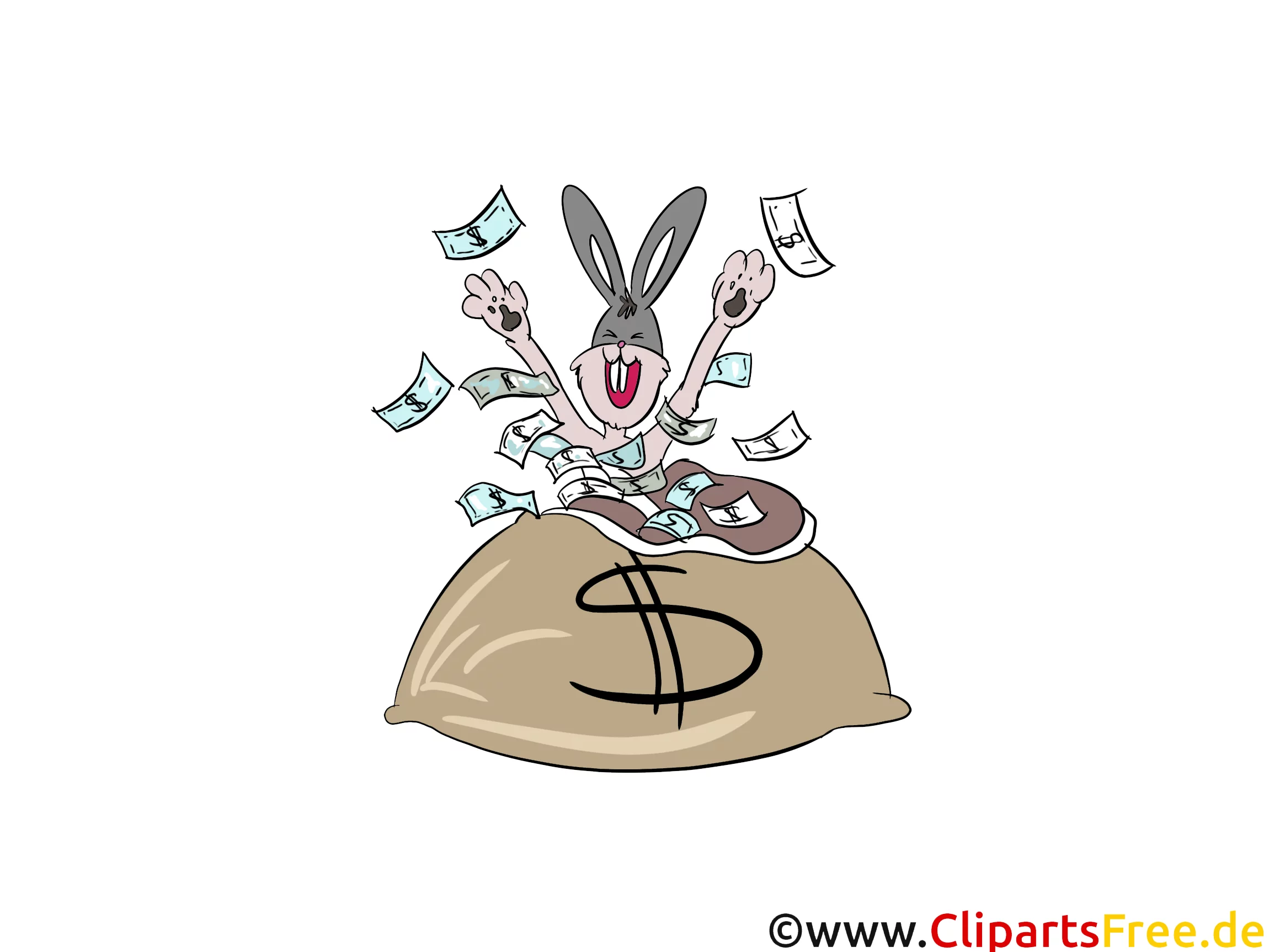 Gewinn Clip Art, Bild, Cartoon, Comic, Illustration, Grafik kostenlos