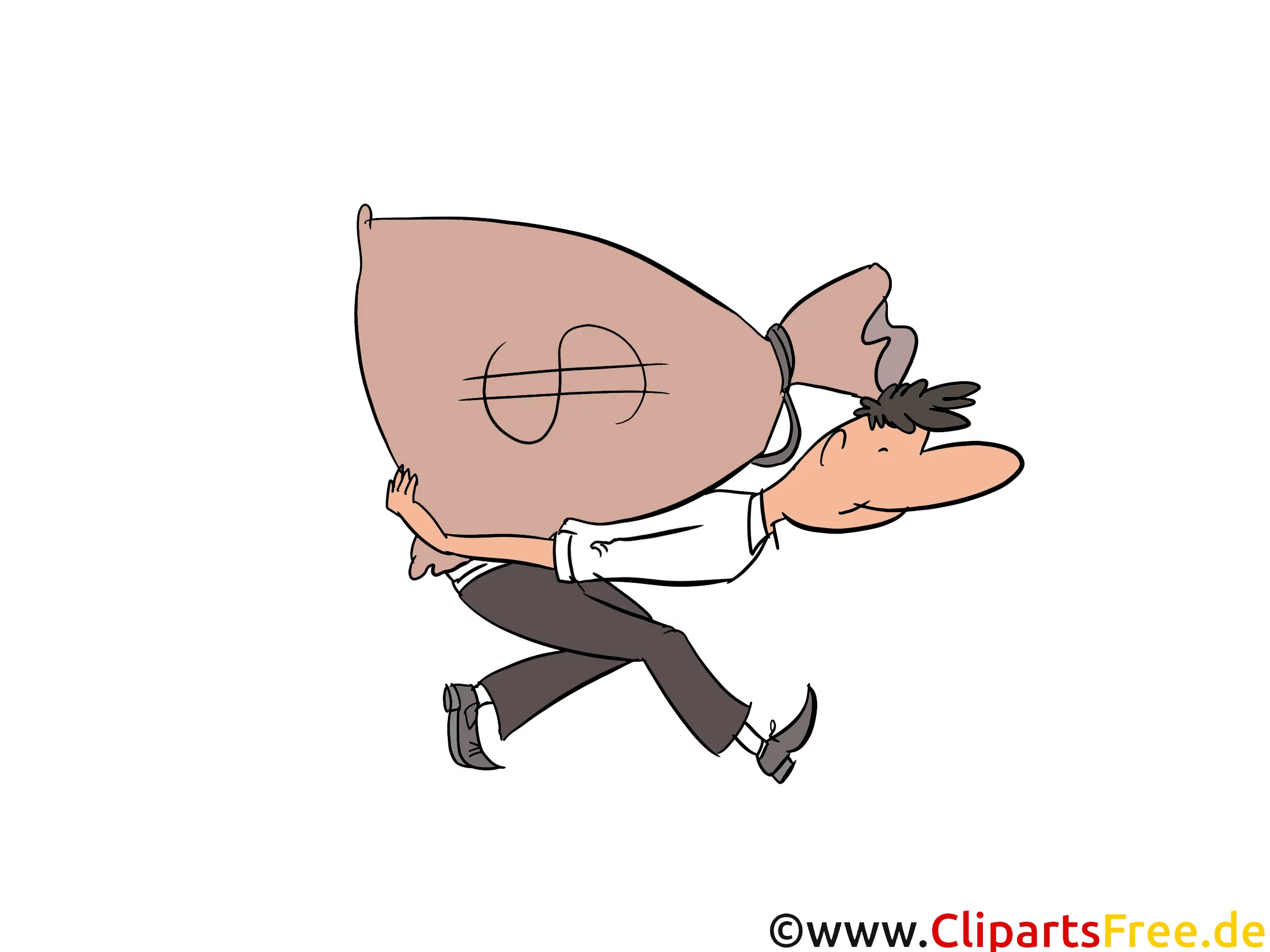 Vielverdiener Steuer Clipart, Bild, Cartoon, Comic, Illustration, Grafik kostenlos
