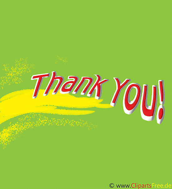 Gif Animation Danke sehr, Thank you