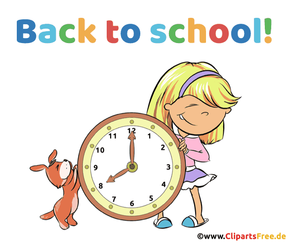 Back to School Gif-Animation auf Englisch